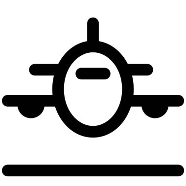 Büyük bir jumbo jet uçağı bir uçak pistine iniyor.