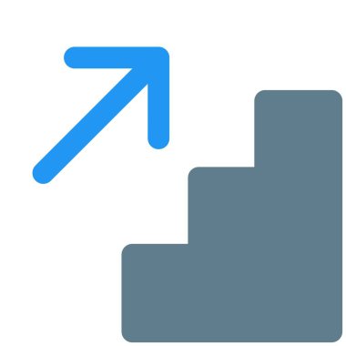 Üst katta bir havaalanı tesisinin içinde doğru noktaya ulaşmak için.