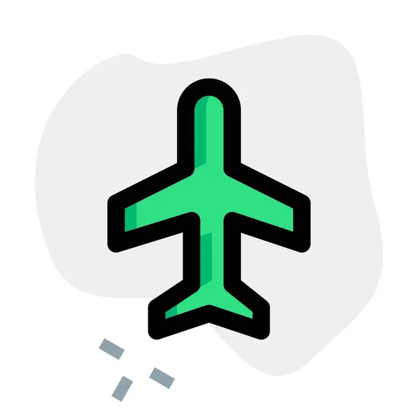 Логотип Самолета Высокой Скоростью Узлов Шкалы — стоковый вектор