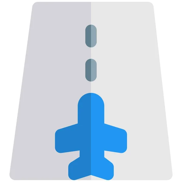 Flygplanets Logotyp Med Hög Hastighet Knop Skala — Stock vektor