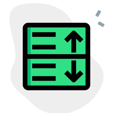 Highway number distinguished on a billboard signboard