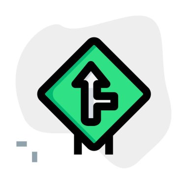 Intersect road from right towards front lane road signal