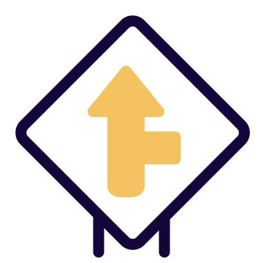 Intersect road from right towards front lane road signal