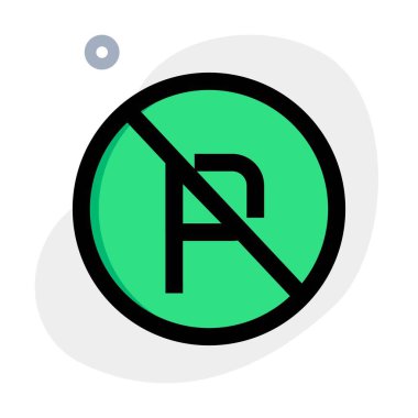 Parking board sign crossed with place to park your car other vehicle