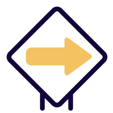 Right arrow for navigation and direction layout