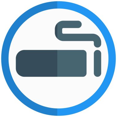 Smoker's area with cigarette lighting layout