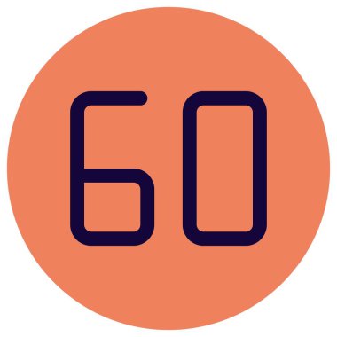 Sixty km per hour speed limit allowed for the lane