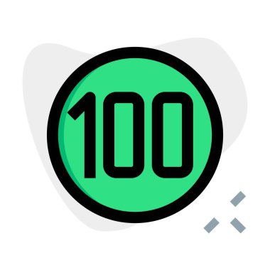 High speed covered on the lane about hundred kilometers per hour