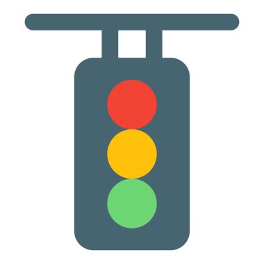 Traffic light for signaling and controlling the traffic