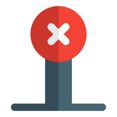 Traffic sign board with a crossed layout