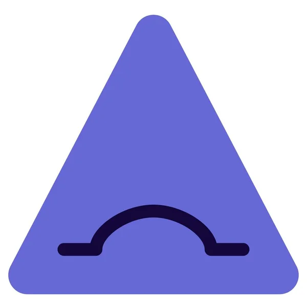 Triangular Shape Signboard Alertness Displayed — Stok Vektör