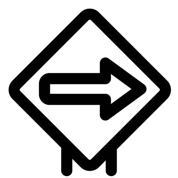 Right Arrow Navigation Direction Layout —  Vetores de Stock