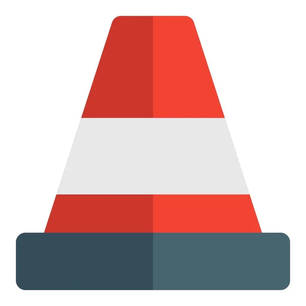 Traffic Cone Road Maintenance Other Services Traffic Department — Stock vektor