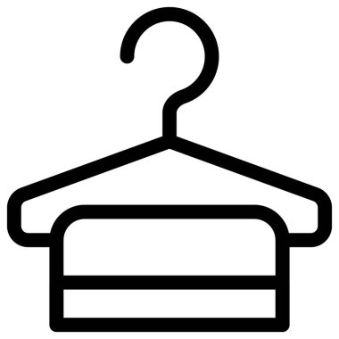 Elbiseleri ışık altında askıya asmak