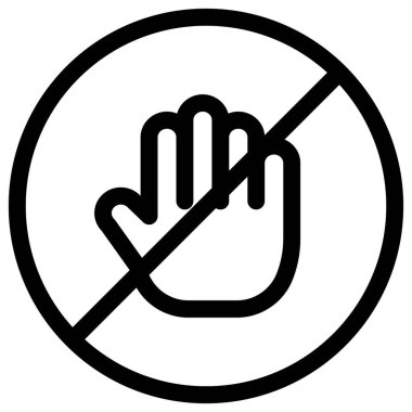 Alışveriş merkezinde eşyalara dokunmak yasak.