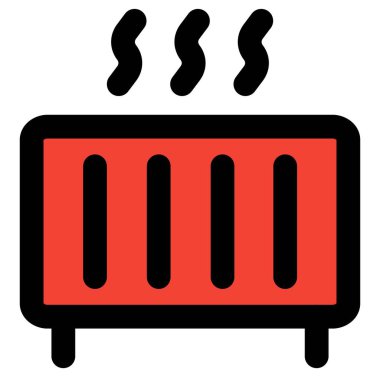 Kışın otel için ısıtıcı.