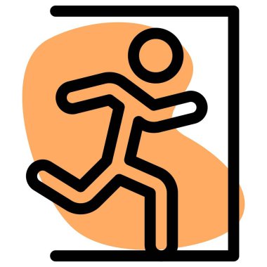 Herhangi bir felaket durumunda otelden acil çıkış.