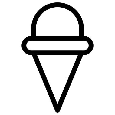 Lokantada koni şeklinde yumuşak dondurma var.