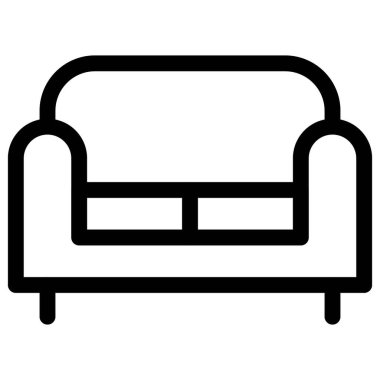 Otelin oturma odası için birinci sınıf kanepe.