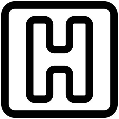 Yol üzerindeki hastane tabelası