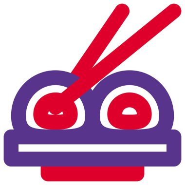 Pirinç, ton balığı ve çubuklu suşi.