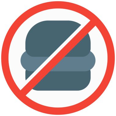 Belirli bir yerde dışarıdan yemek yemek yasak.