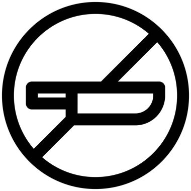 Restoranda bıçak ve kesici aletler yasaktır.