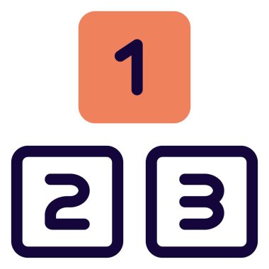 Anaokulundaki çocukların planlarını saymak için numaralar