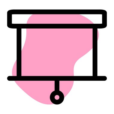 Akıllı okul için bir ekranda sunum