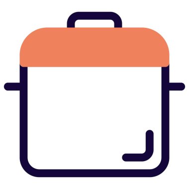 Kapaklı ve saplı büyük kap