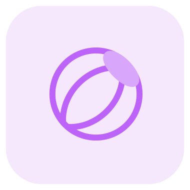 Yaz oyunları için plaj topu.