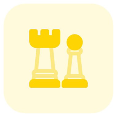 Farklı rol ve hareket ile satranç taşı
