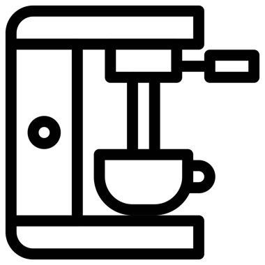 İçindekilerle formüle edilmiş kahve yapma makinesi.