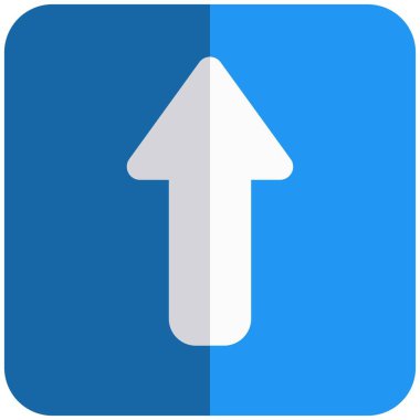 İlerideki şeritte ok yönünde ilerleyin.