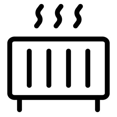 Kışın otel için ısıtıcı.