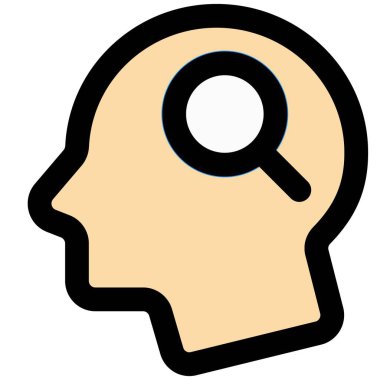 Bilgi, başarı için bir anahtar. İnsan kafası düzeni.