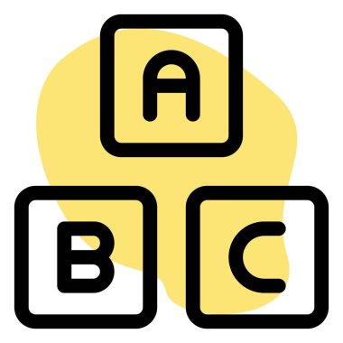 Anaokulunda kullanılan alfabe blokları