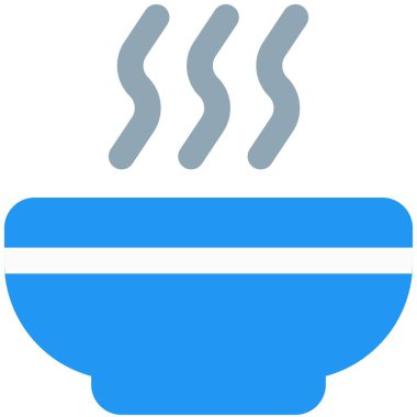 Restoranda ya da kafede sıcak çorba servis edilir.