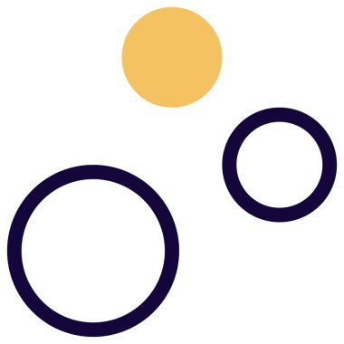 Çamaşır makinesinin baloncukları.