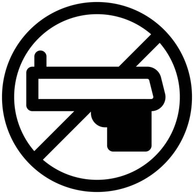 Çamaşırhanede silah ve mühimmat kullanılmasına izin verilmiyor.