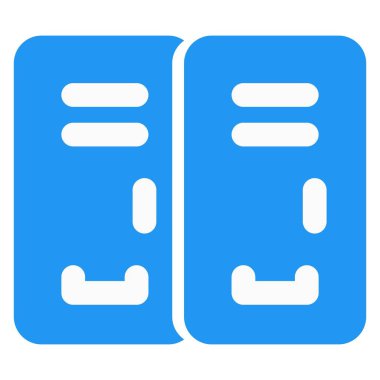 Okul sporları için soyunma odası ve dolap.