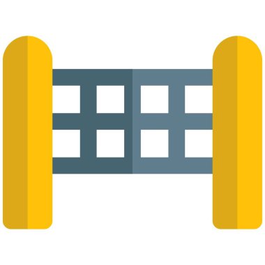 Voleybol ve badminton için çoklu spor ağı