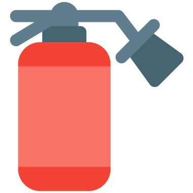 Otellerdeki yangını söndürmek için yangın söndürücü.