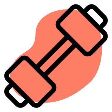 Dumbbell atletlerin güç eğitimi için.