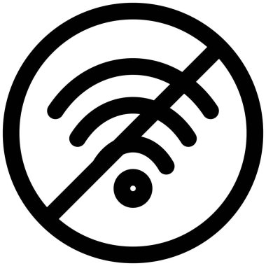 Belirli bir alanda kablosuz internet bağlantısı yok