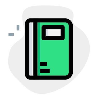 Günlük yazmak için kullanılan bantlı defter