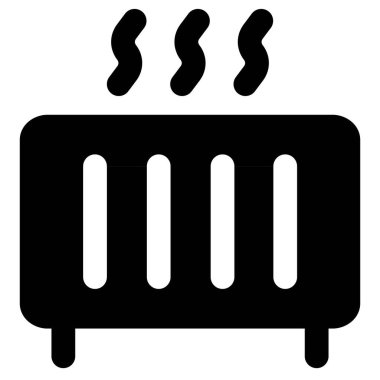 Kışın otel için ısıtıcı.