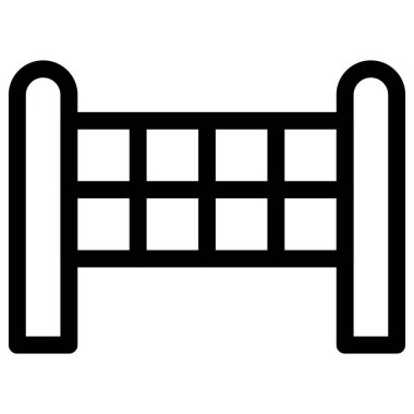 Voleybol ve badminton için çoklu spor ağı