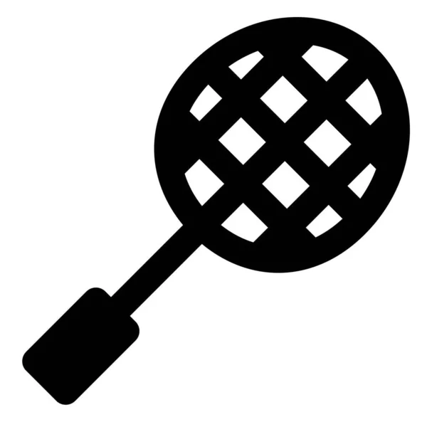 Badminton Ütő Mint Egyik Beltéri Olimpia Sport — Stock Vector