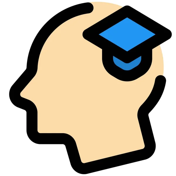Estudando Duro Para Layout Diploma Ensino Médio — Vetor de Stock